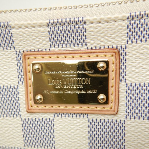 Louis Vuitton Damier Azur Pochette Mila MM Accessory Pouch - Picture 6 of 7